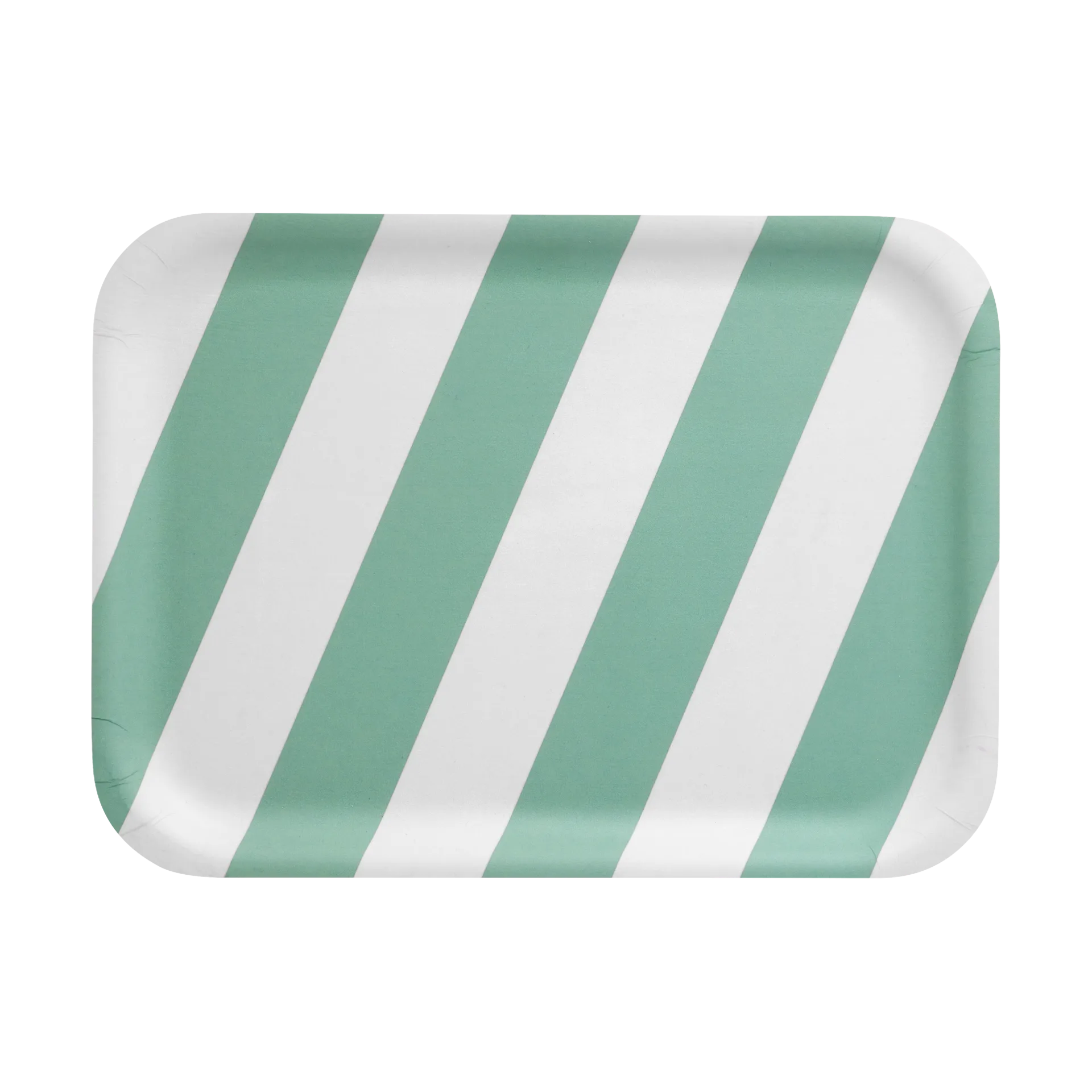 Checks & Stripes bakke 20x27 cm, Mint Muurla