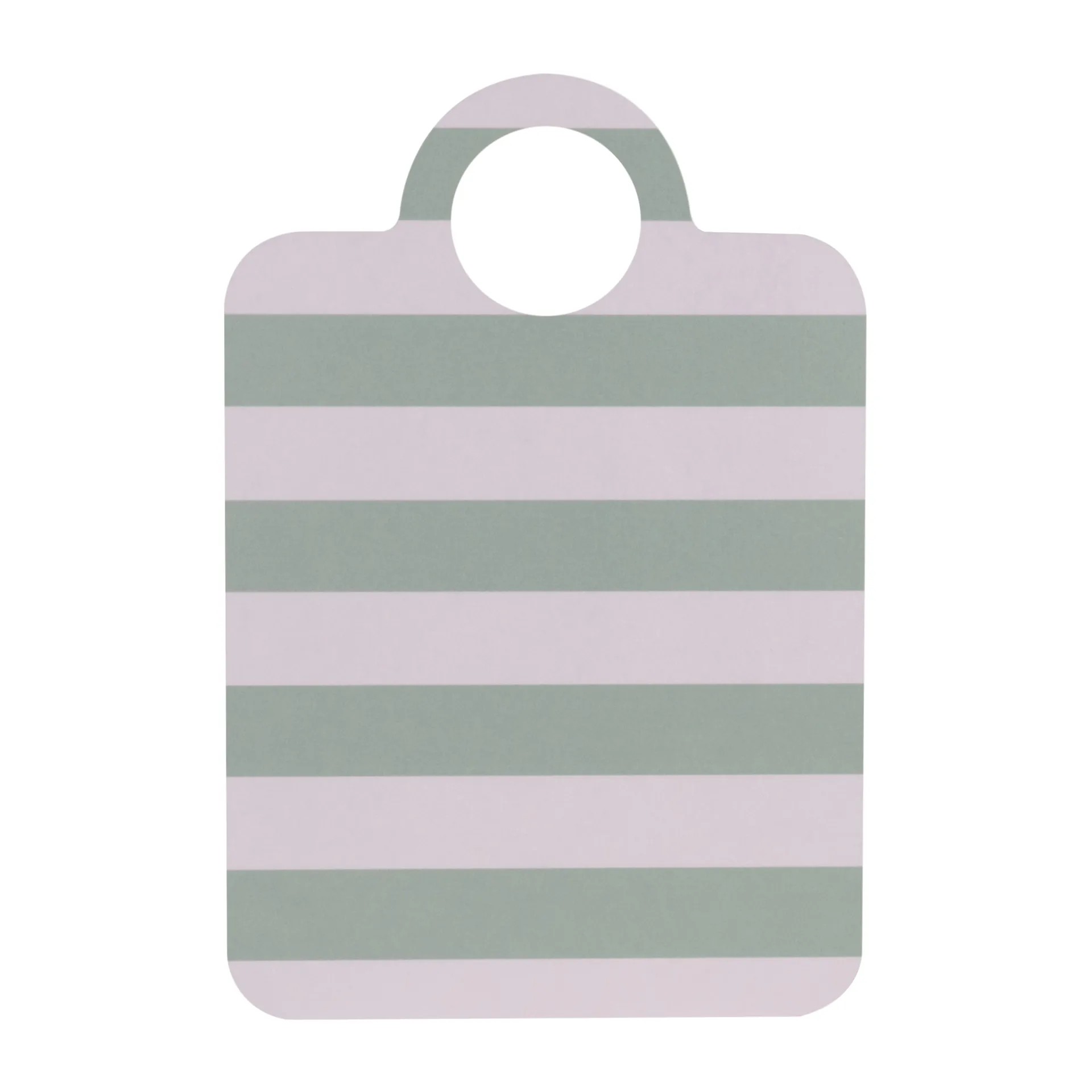 Checks & Stripes bakke 21x31 cm, Mint/Blå Muurla