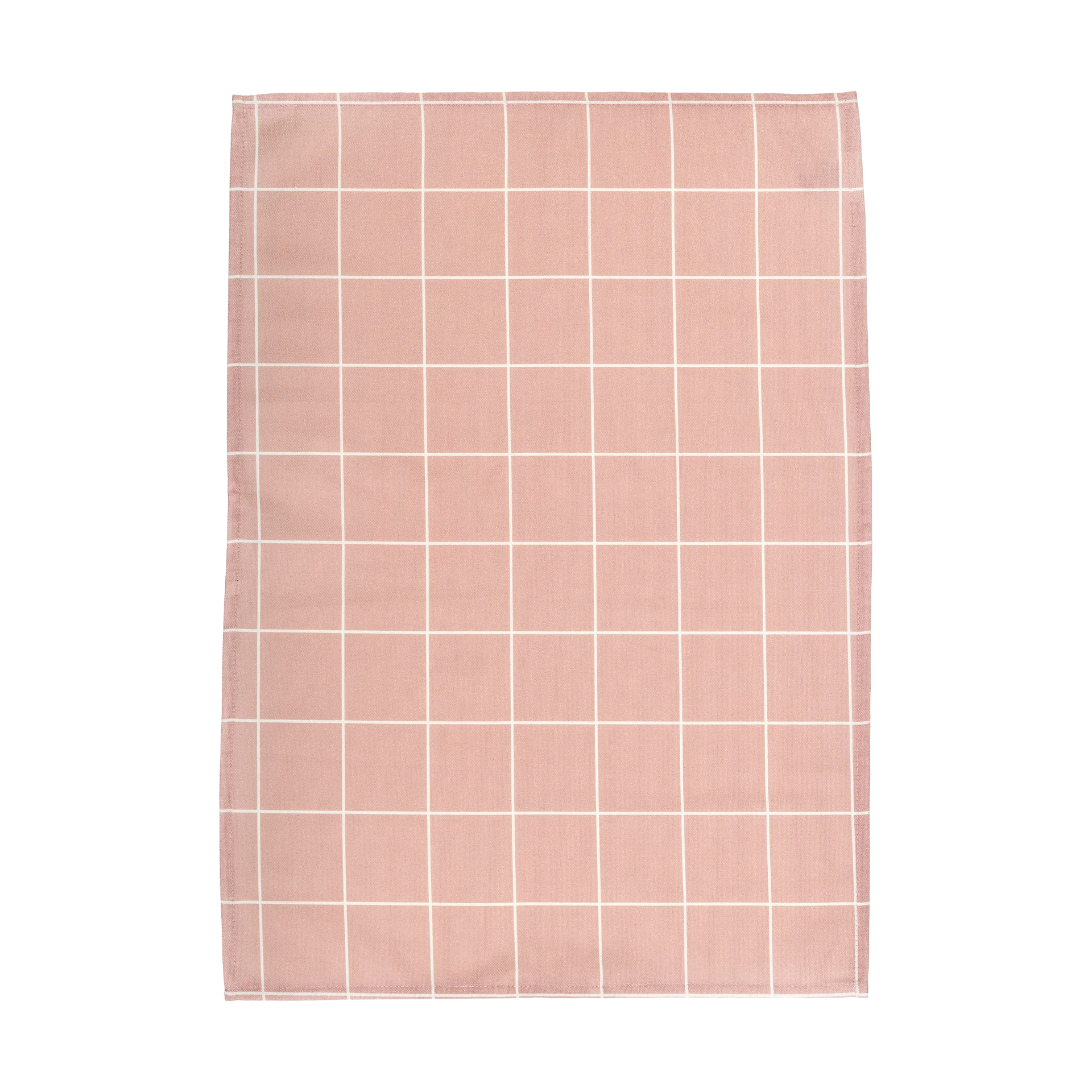 Checks & Stripes køkkenhåndklæde 50x70 cm, Pink Muurla