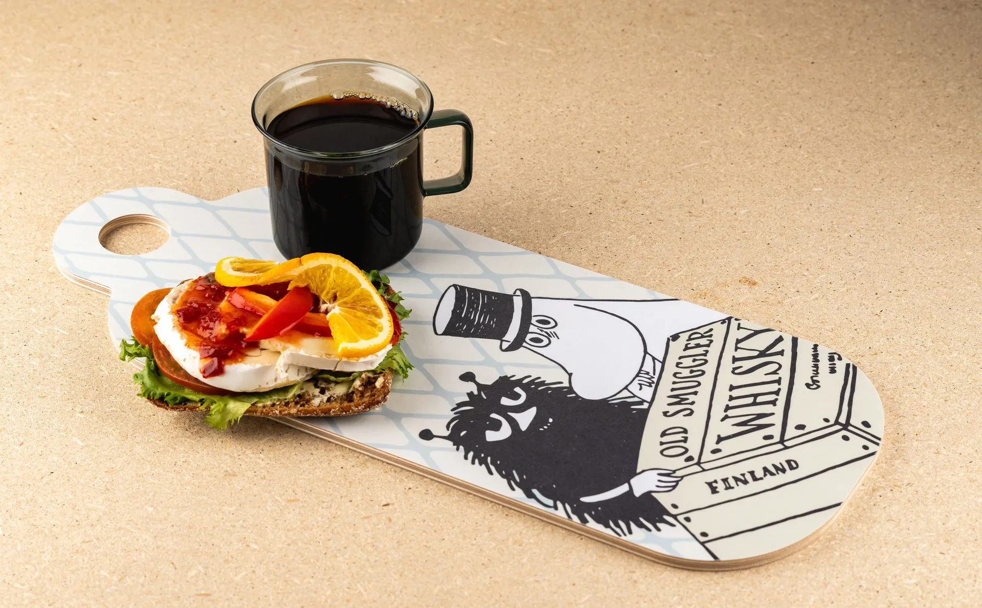 Chop & Serve The Adventurer bakke 17x44cm, Multi Muurla