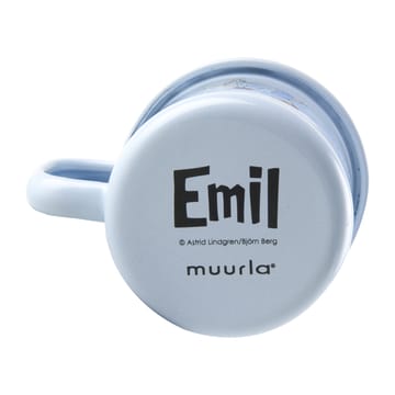 Emil blue emaljekrus 1,5 dl - Light blue - Muurla