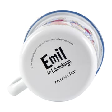 Emil the family emaljekrus 2,5 dl - White - Muurla