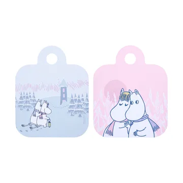 Frosty Day Mumin Chop & Serve bakke - 20x25 cm - Muurla
