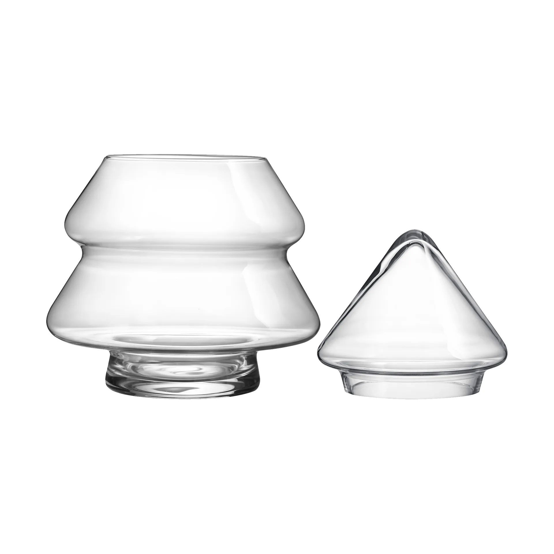 Glass tree glaskrukke med låg, 20 cm Muurla