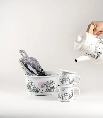 Just wandering emaljeskål 2 L - Multi - Muurla