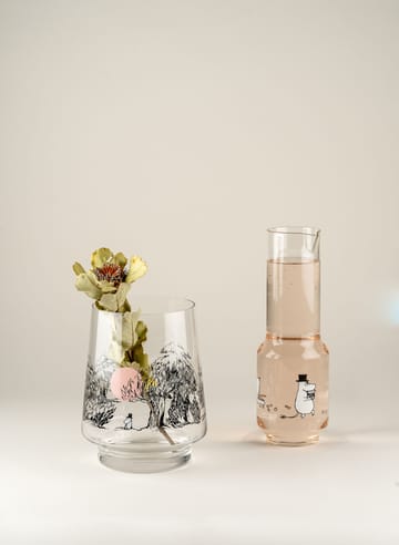 Just Wandering fyrfadsstage/vase 20 cm - Klar - Muurla