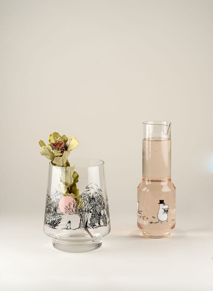 Just Wandering fyrfadsstage/vase 20 cm - Klar - Muurla