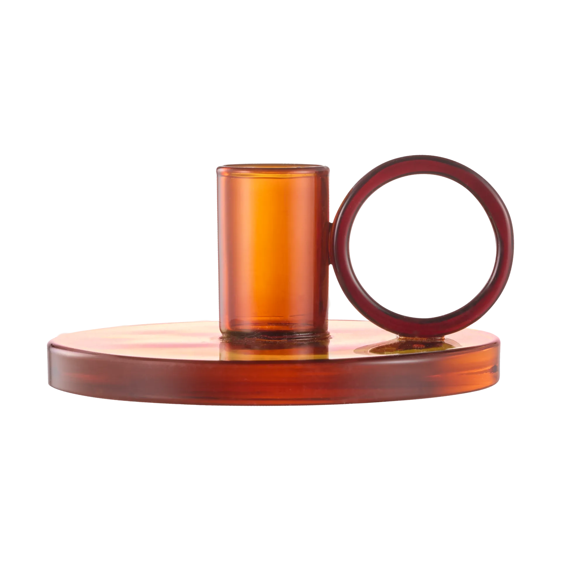 Loop lysestage Ø11 cm, Amber Muurla