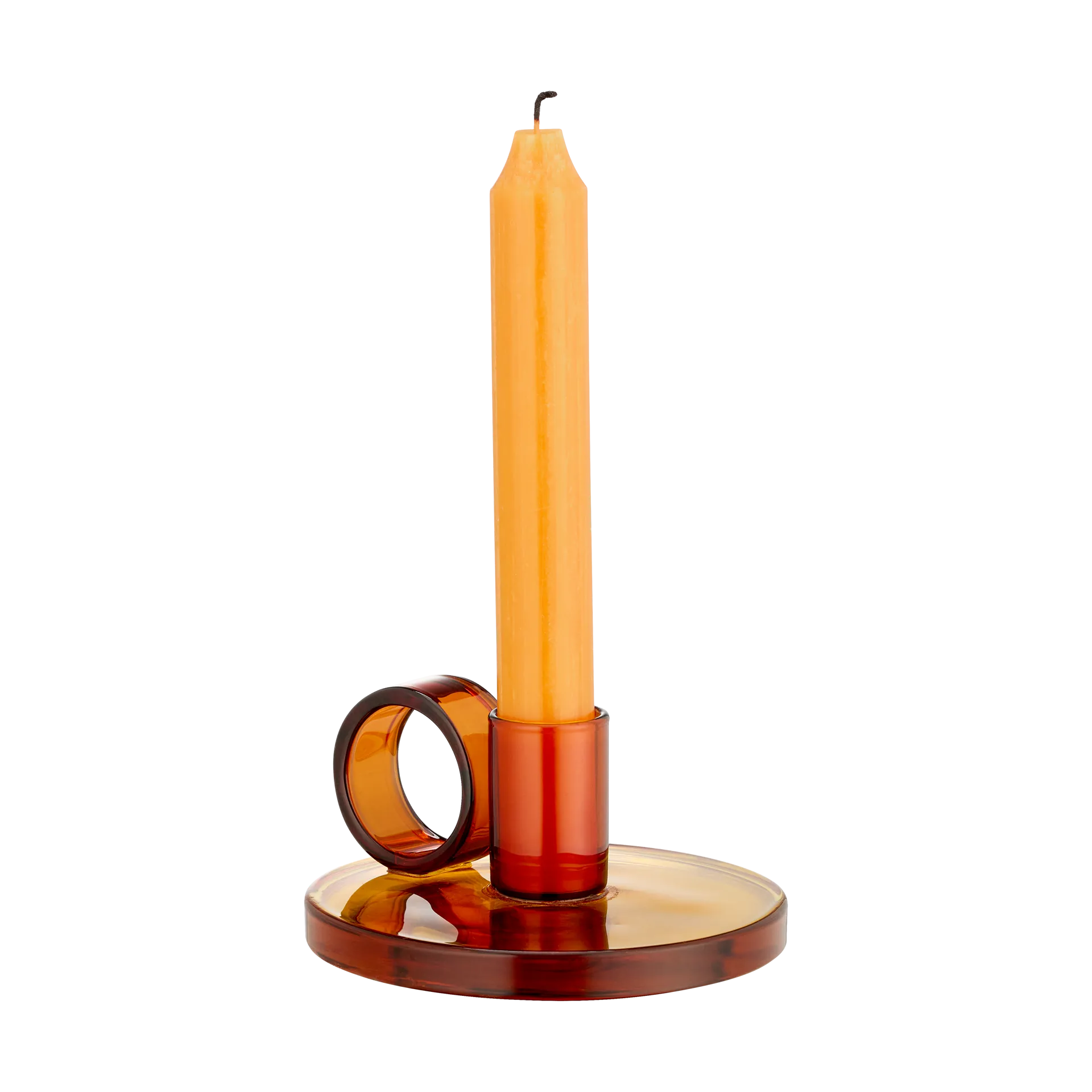 Loop lysestage Ø11 cm, Amber Muurla