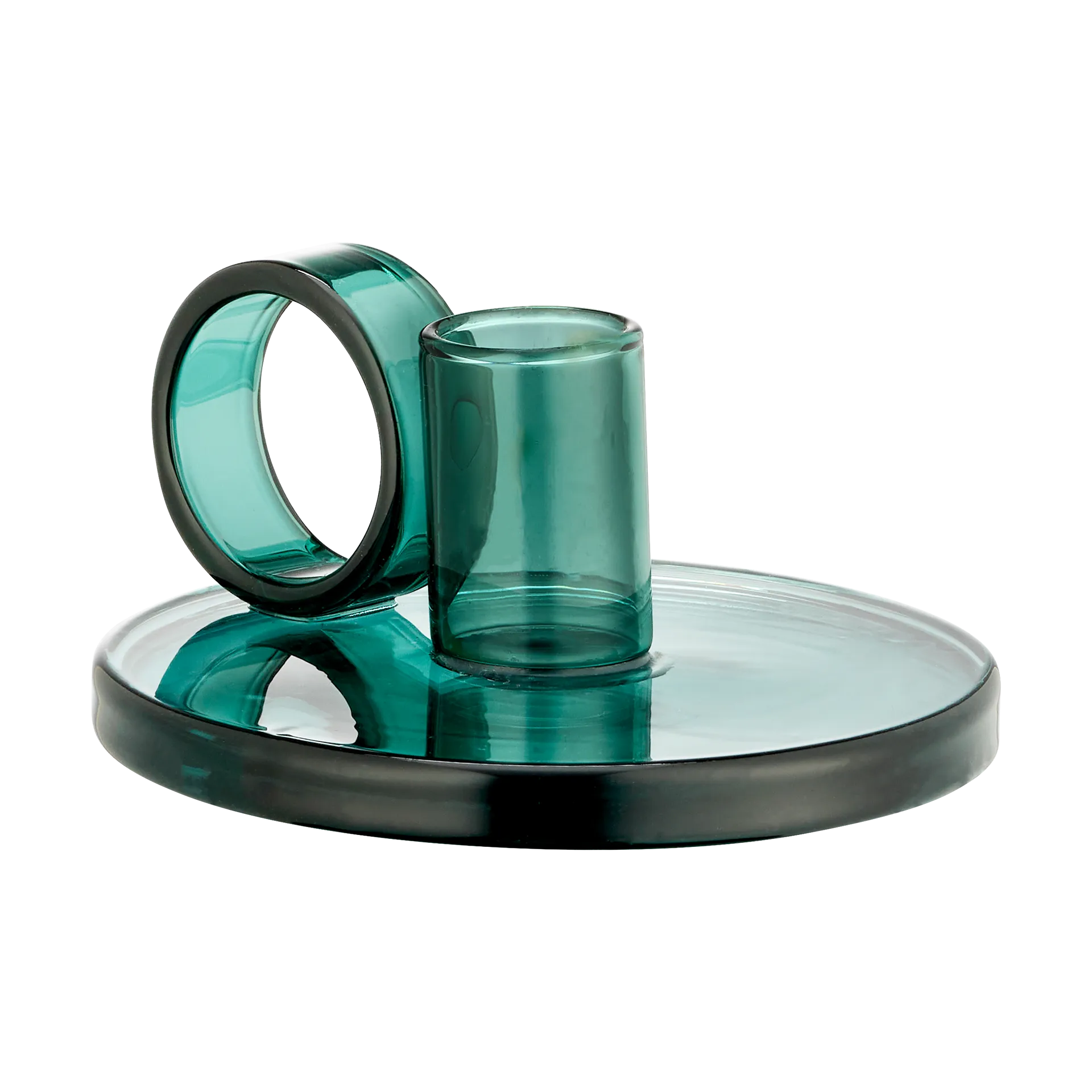Loop lysestage Ø11 cm, Teal Muurla