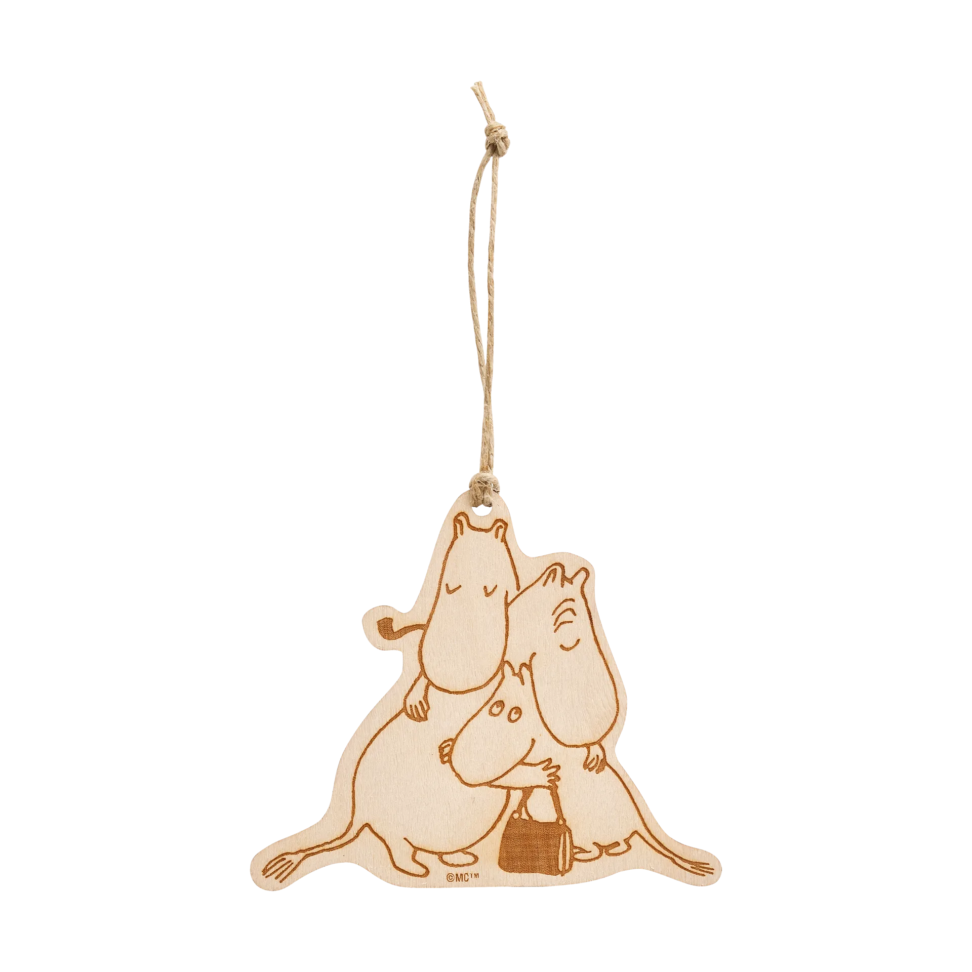 Moomin  80 dekorationsophæng, Beige Muurla