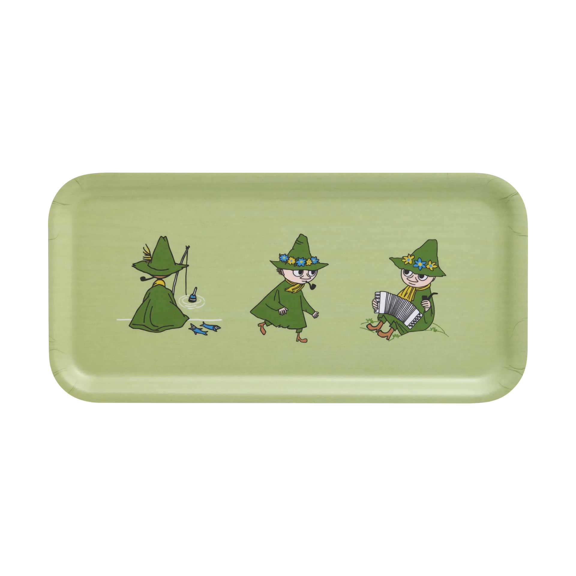 Moomin bakke 13x27 cm, Retro Snufkin Muurla