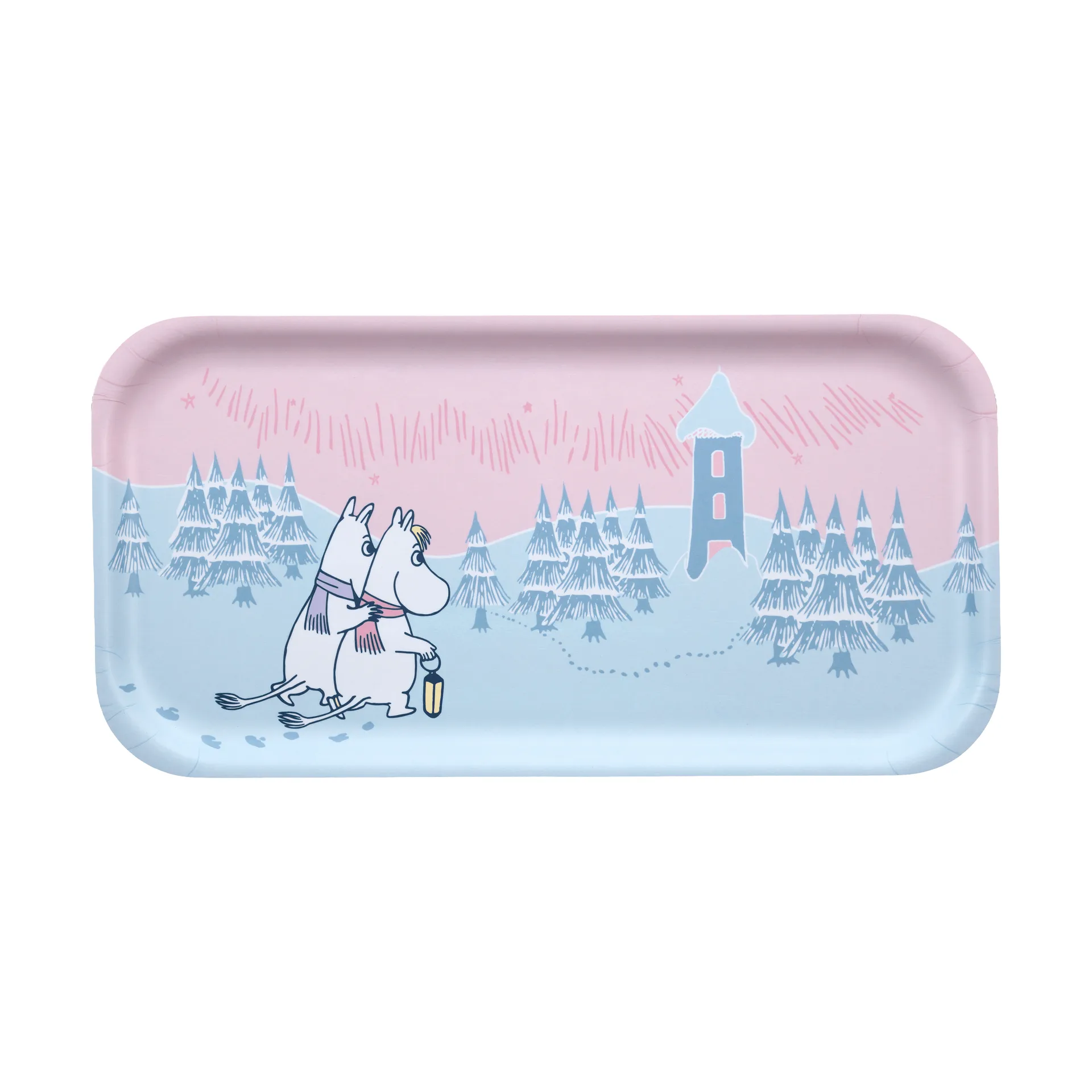 Moomin bakke 22x43 cm, Frosty Day Muurla