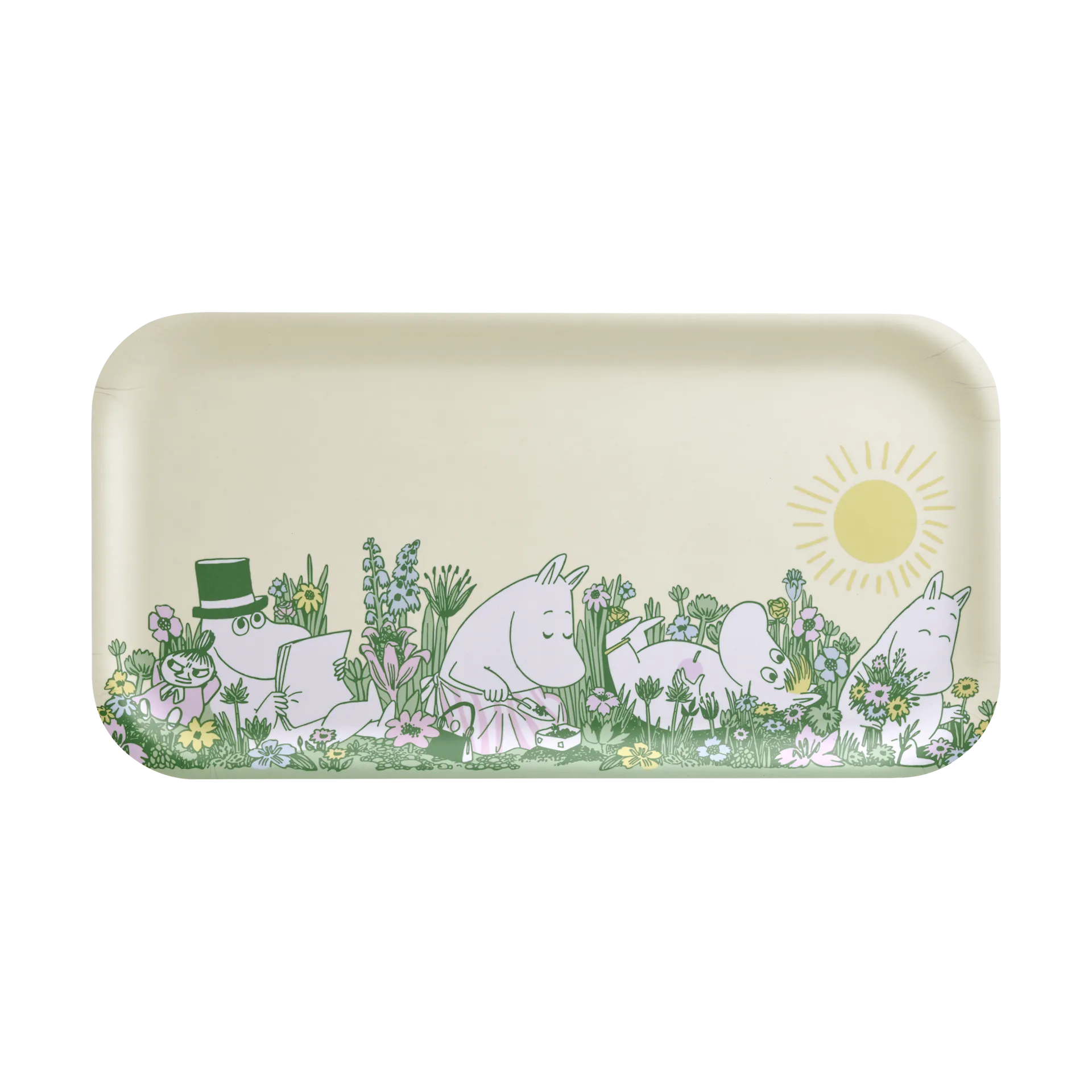 Moomin bakke 22x43 cm, In the garden Muurla