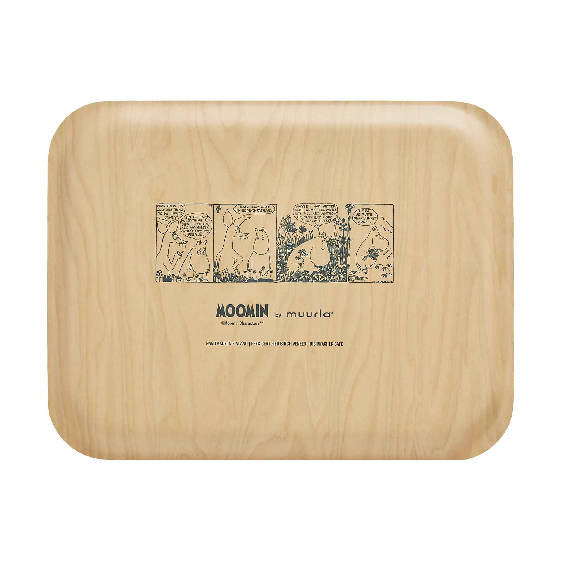 Moomin bakke 28x36 cm, Flower field Muurla