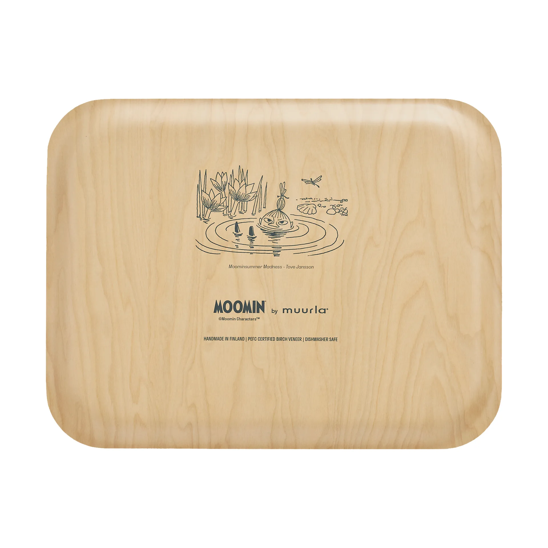Moomin bakke 28x36 cm, The pond Muurla