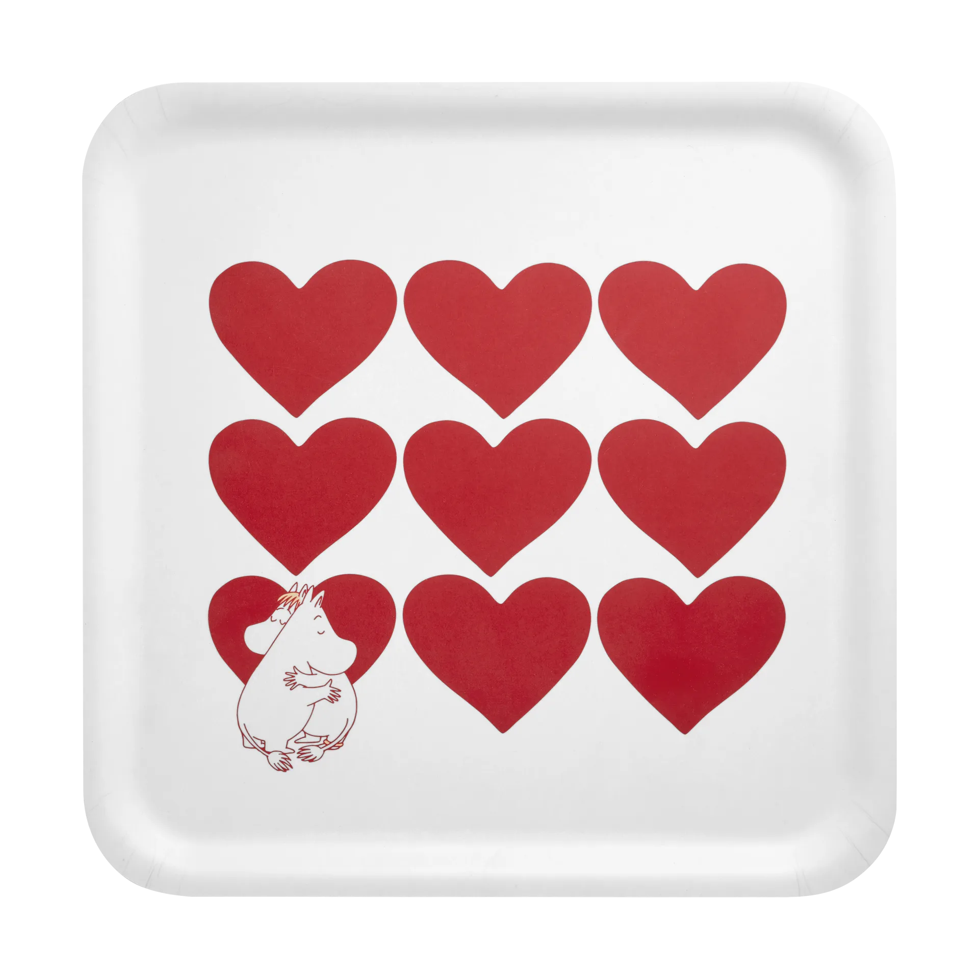 Moomin bakke 33x33 cm, Heart Muurla