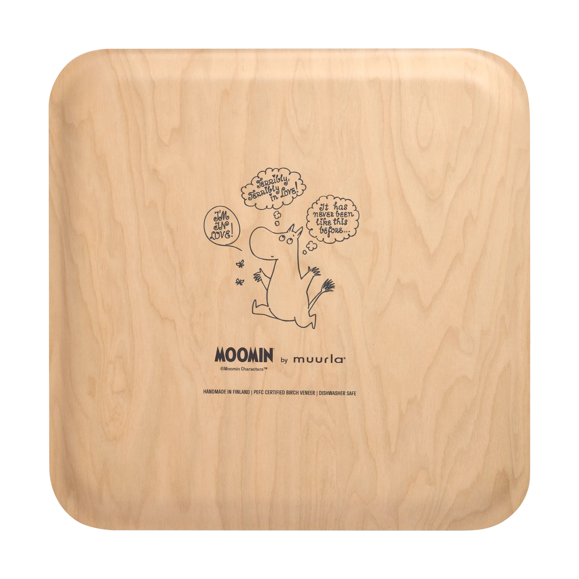 Moomin bakke 33x33 cm, Heart Muurla