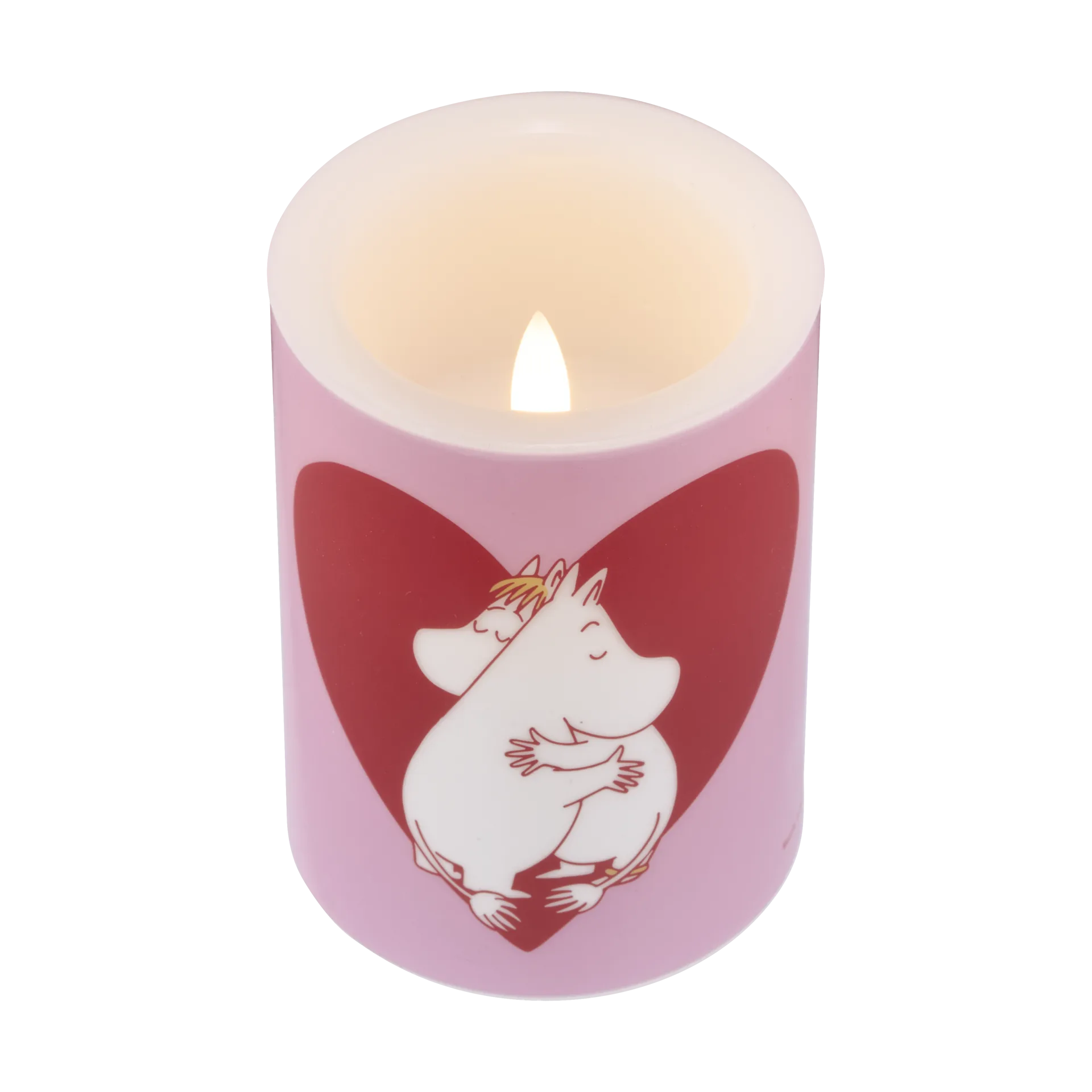 Moomin bloklys LED 10 cm, Heart Muurla