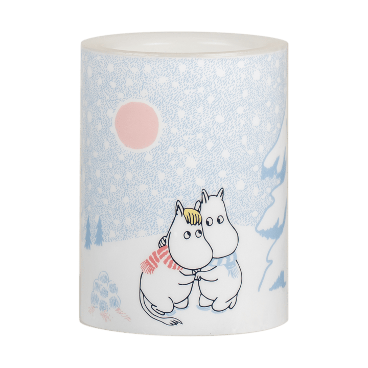 Moomin bloklys LED 10 cm, Let it snow Muurla
