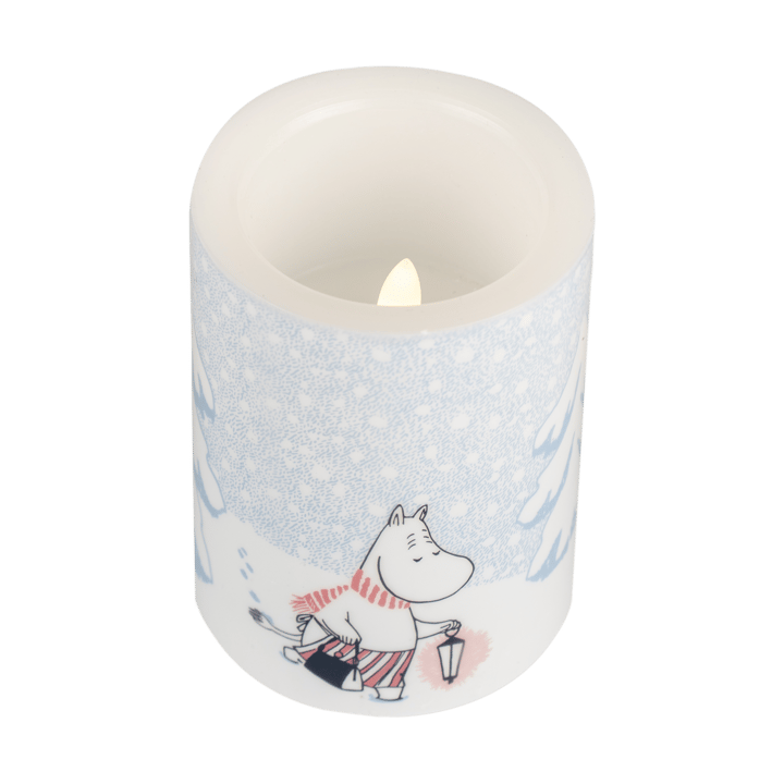 Moomin bloklys LED 10 cm, Let it snow Muurla
