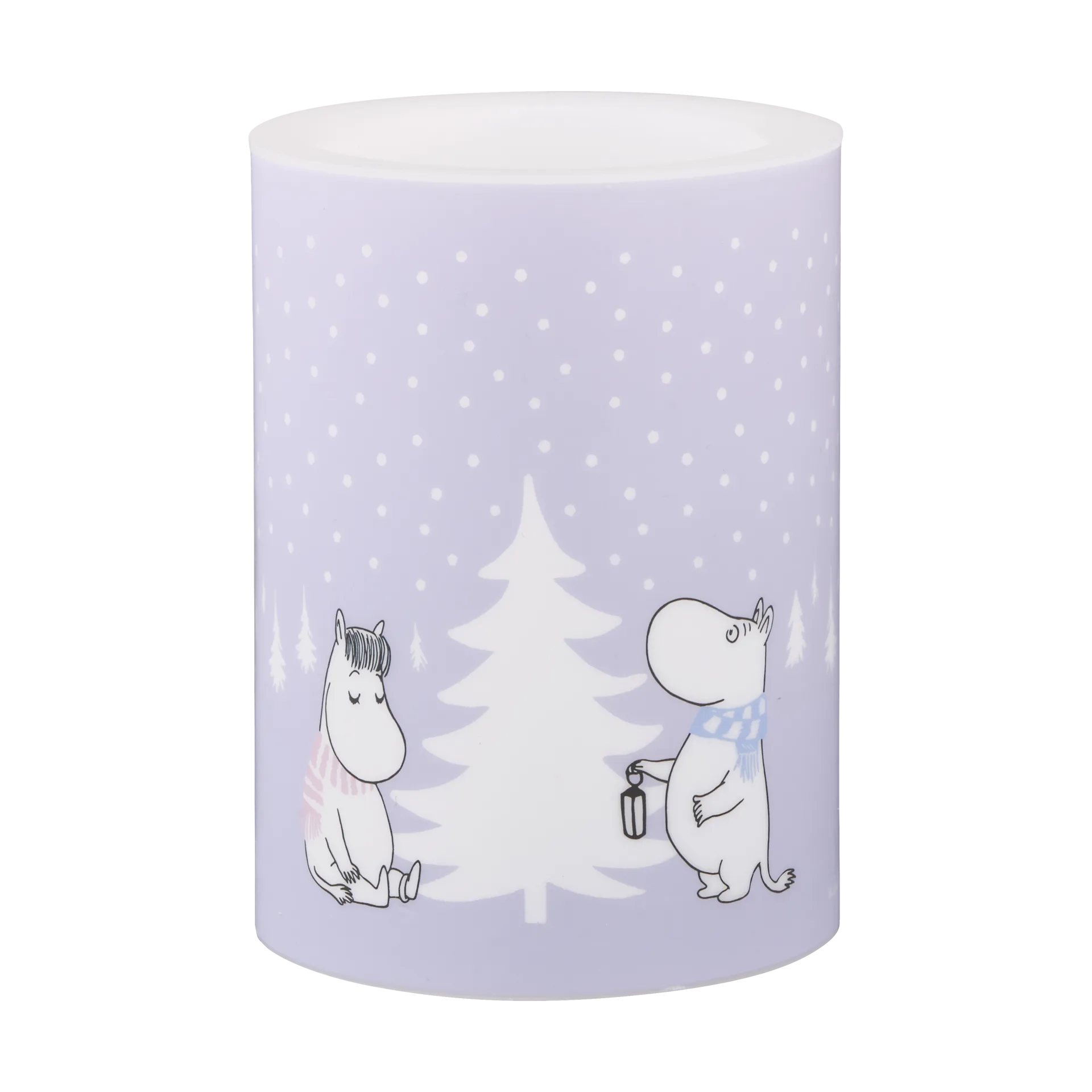 Moomin bloklys LED 10 cm, Snowfall Muurla