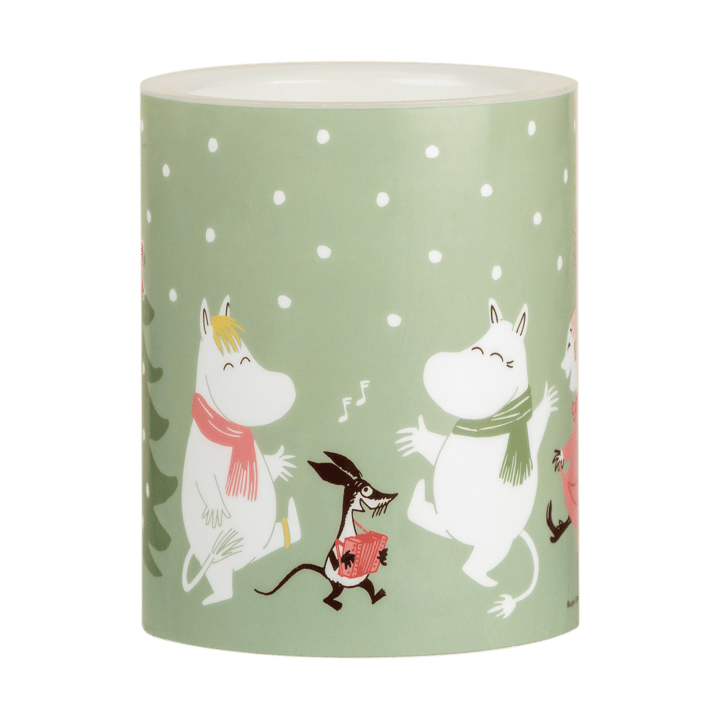 Moomin bloklys LED 12,5 cm - Festive spirits - Muurla