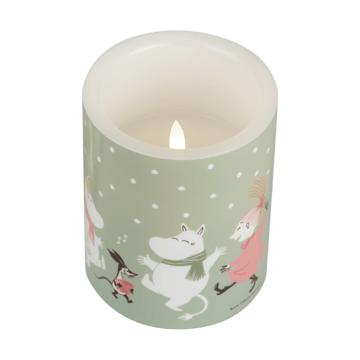 Moomin bloklys LED 12,5 cm - Festive spirits - Muurla