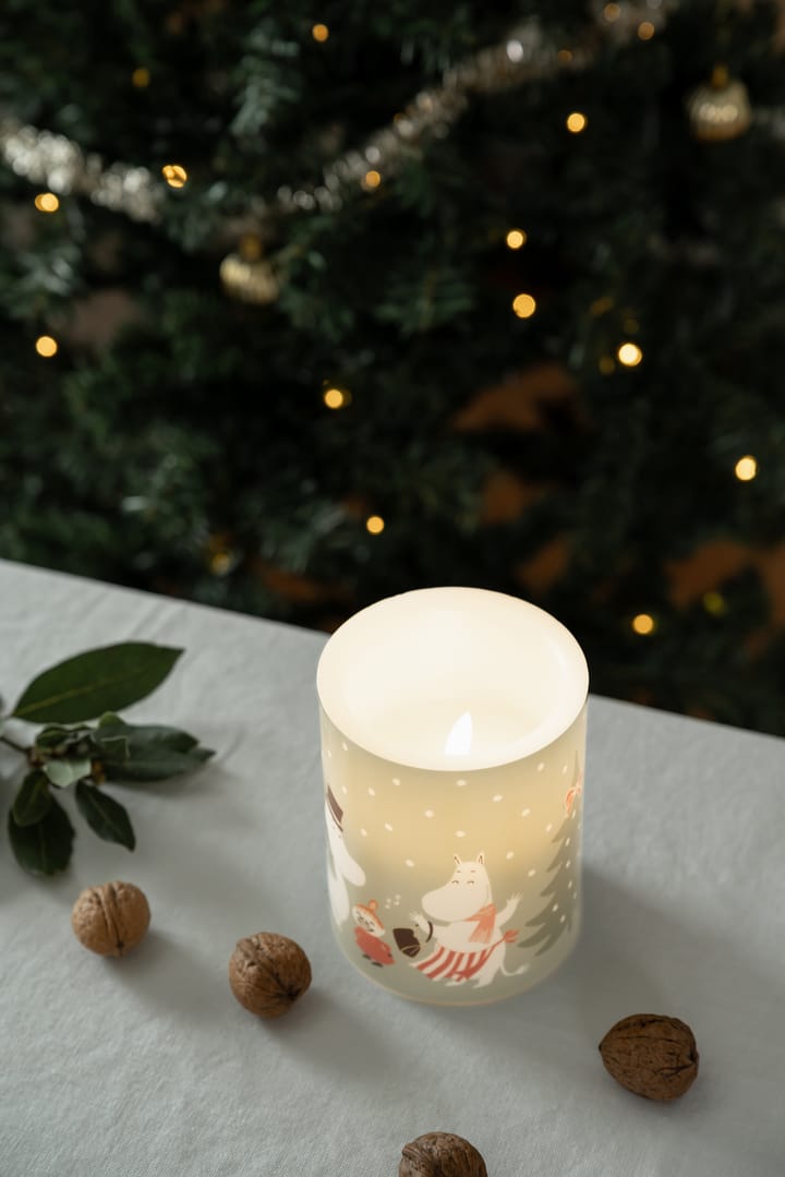 Moomin bloklys LED 12,5 cm, Festive spirits Muurla