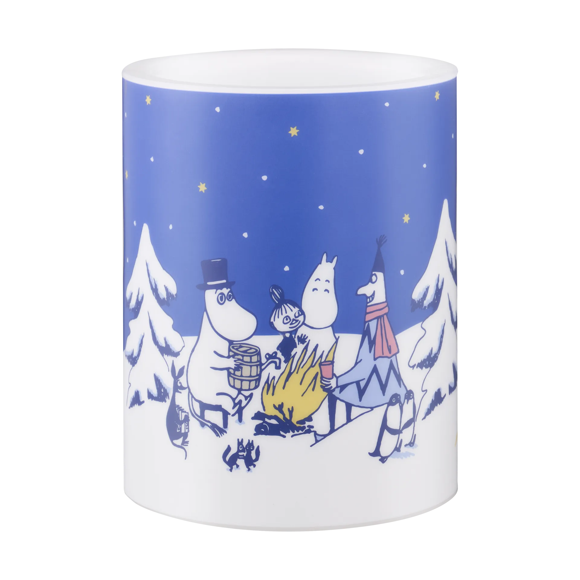 Moomin bloklys LED 12,5 cm, Starry night Muurla