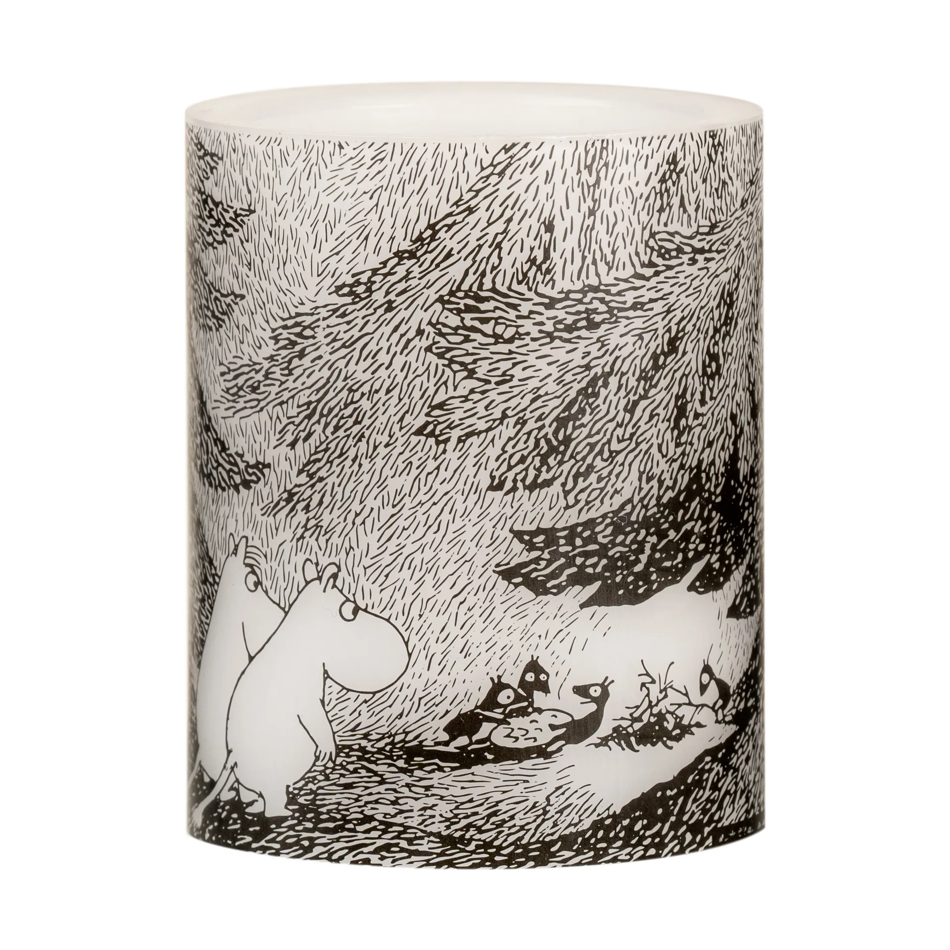 Moomin bloklys LED 12,5 cm, Under the trees Muurla