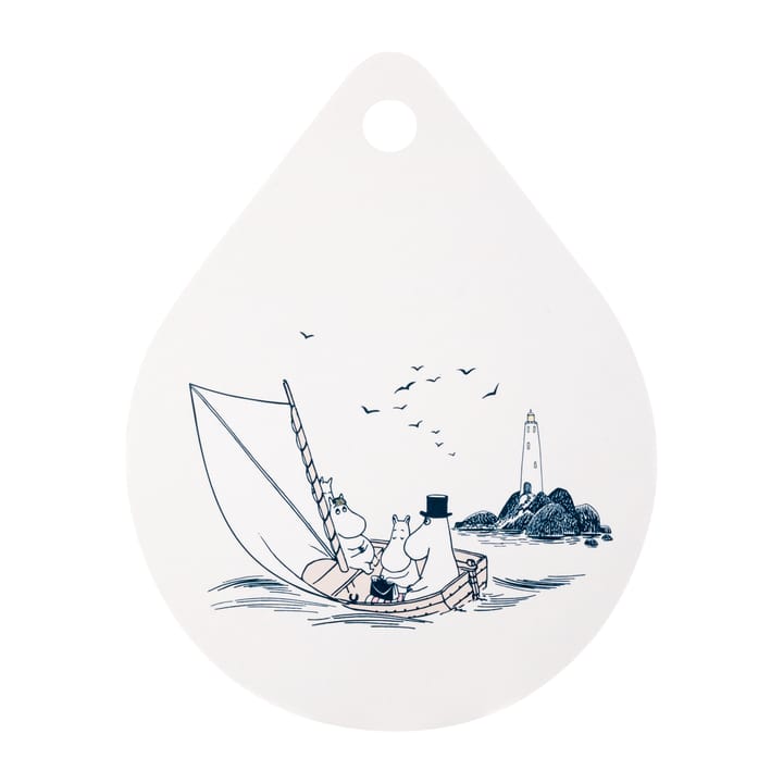 Moomin Chop & Serve skærebræt 21x27 cm - Sailors - Muurla