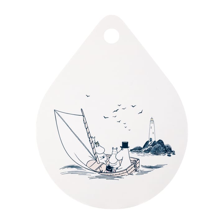 Moomin Chop & Serve skærebræt 21x27 cm - Sailors - Muurla