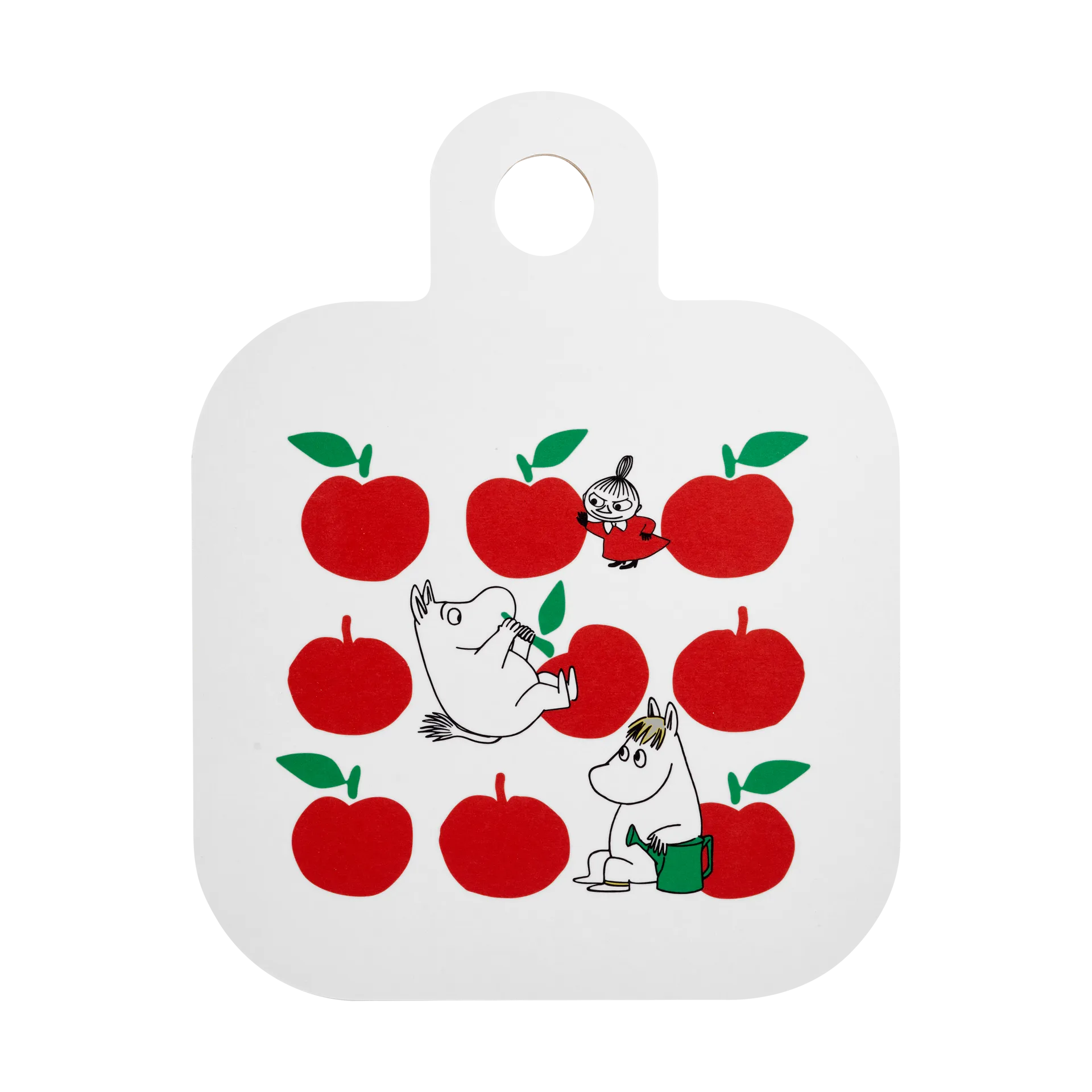 Moomin  Chop & Serve skærebræt 25x32 cm, Joyfull Apples Muurla
