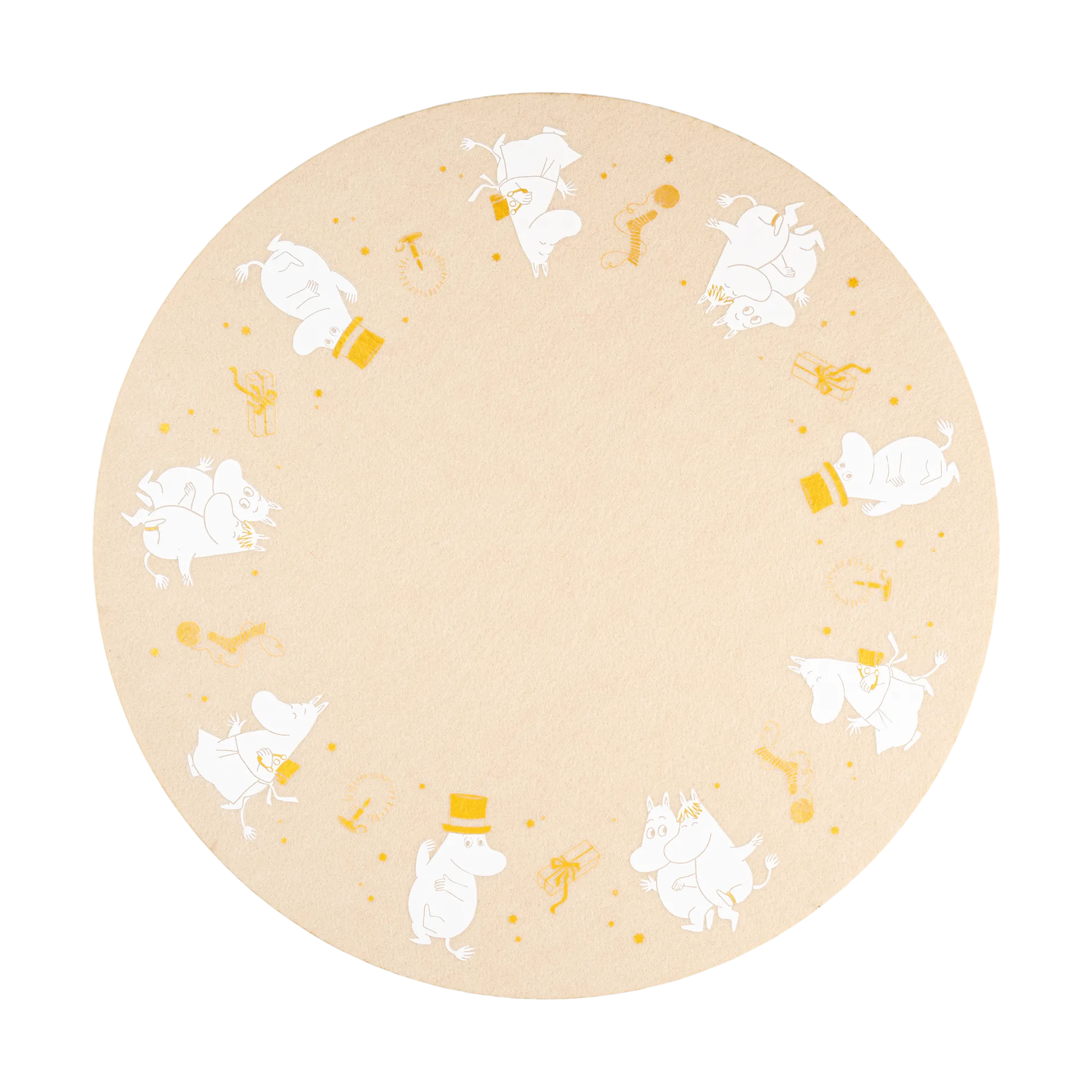 Moomin dækkeserviet Ø38 cm, Sparkling stars Muurla