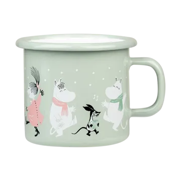 Moomin  emaljekrus 25 cl - Festive spirits - Muurla