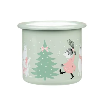 Moomin  emaljekrus 25 cl - Festive spirits - Muurla