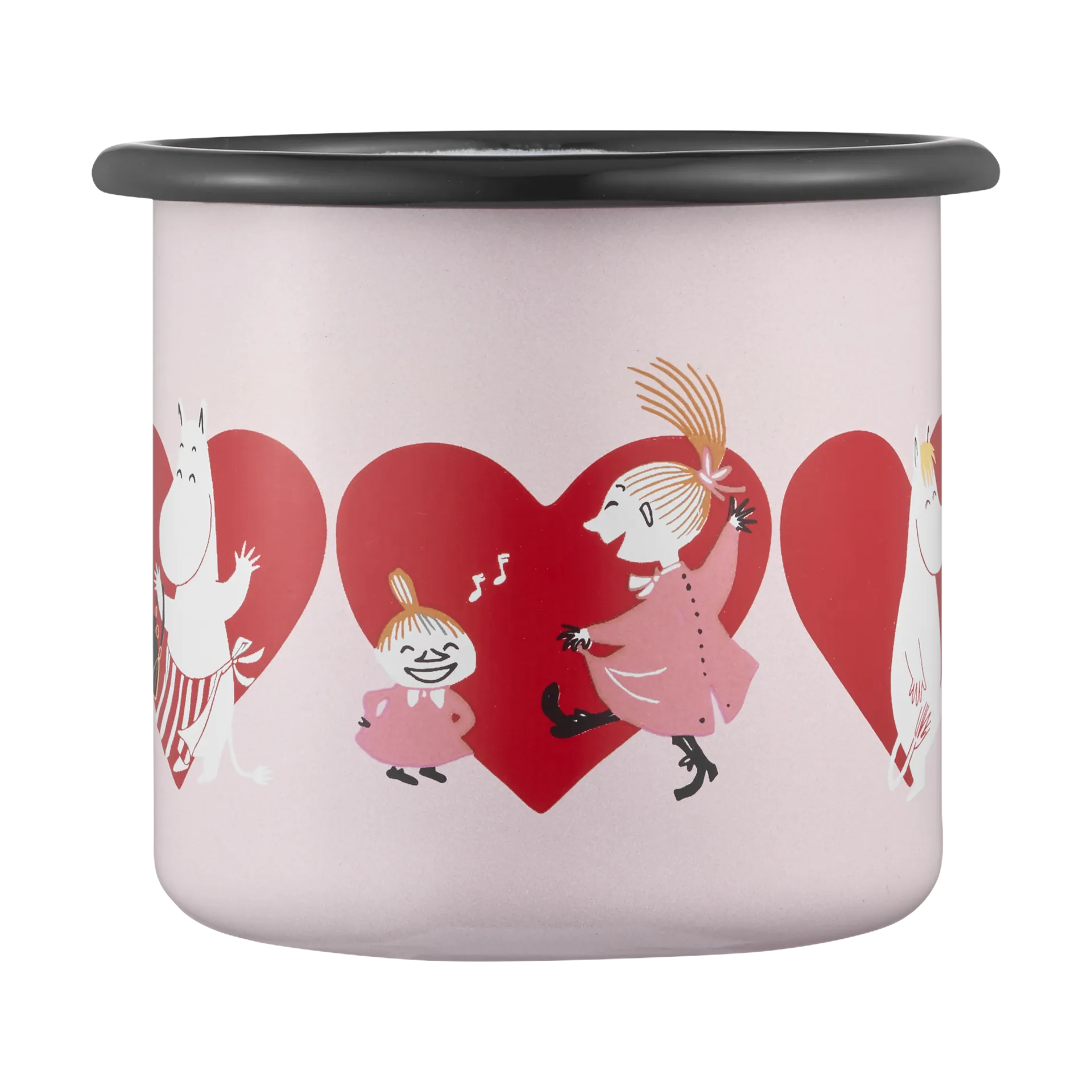 Moomin  emaljekrus 25 cl, Heart Muurla