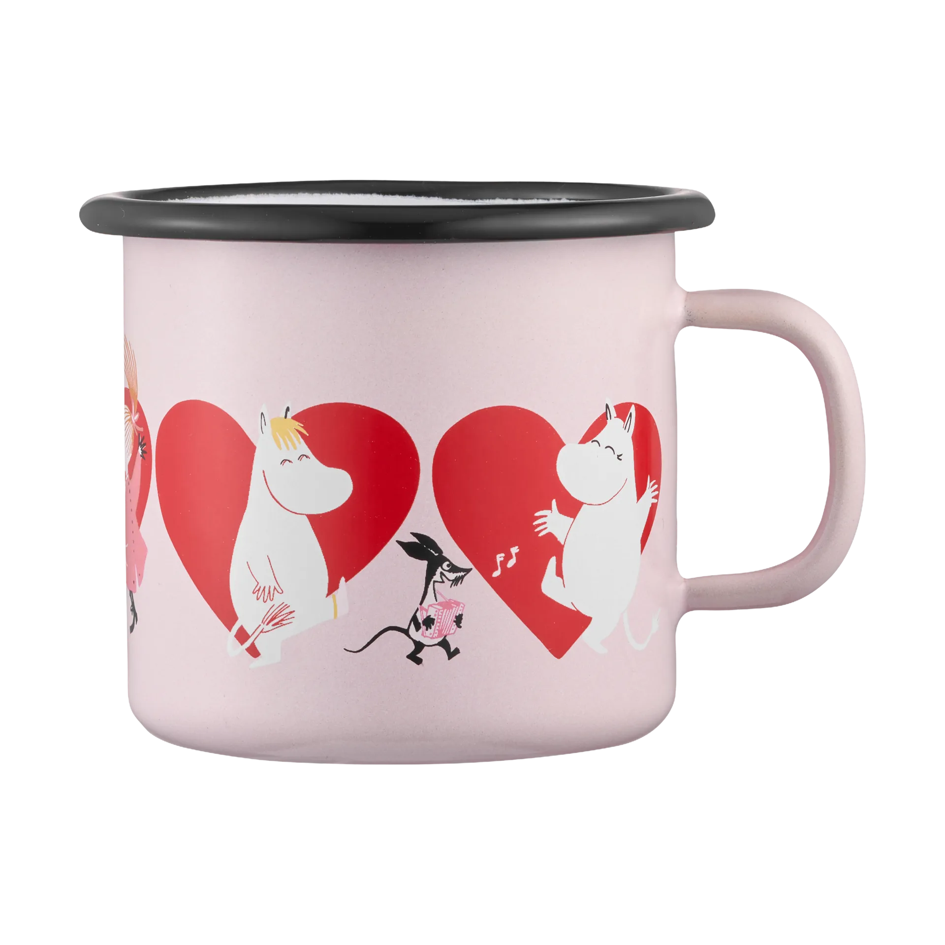 Moomin  emaljekrus 25 cl, Heart Muurla
