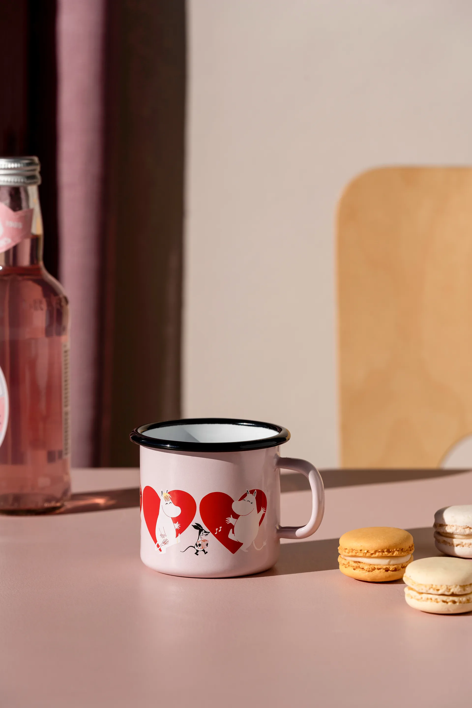 Moomin  emaljekrus 25 cl, Heart Muurla