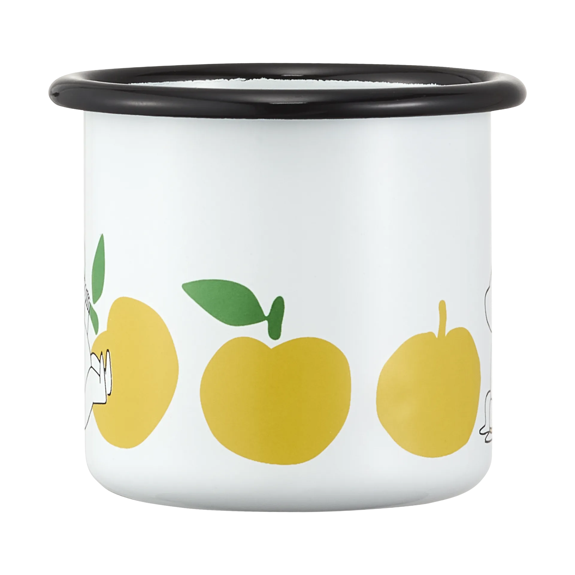 Moomin  emaljekrus 25 cl, Joyfull Apples Muurla