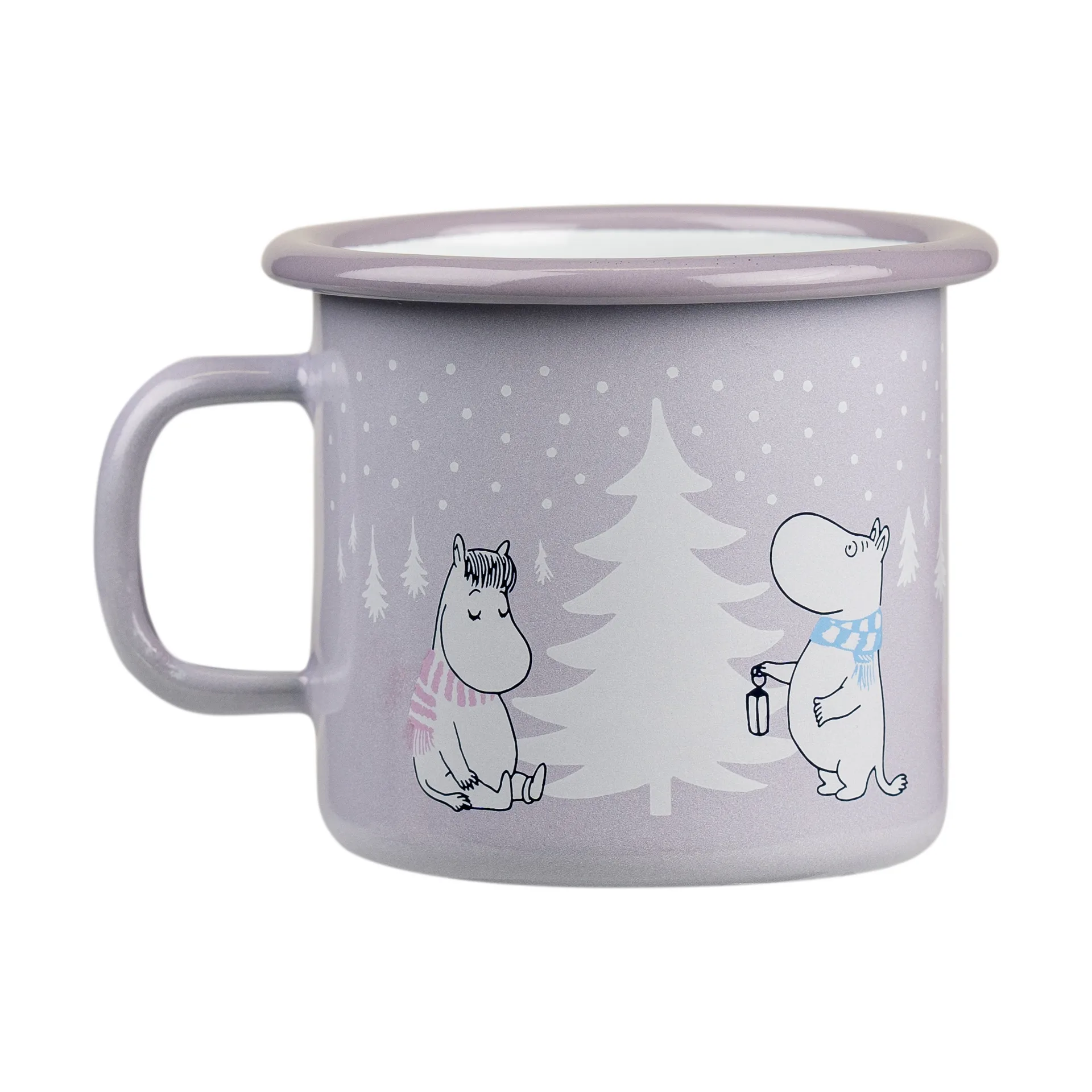 Moomin  emaljekrus 25 cl, Snowfall Muurla