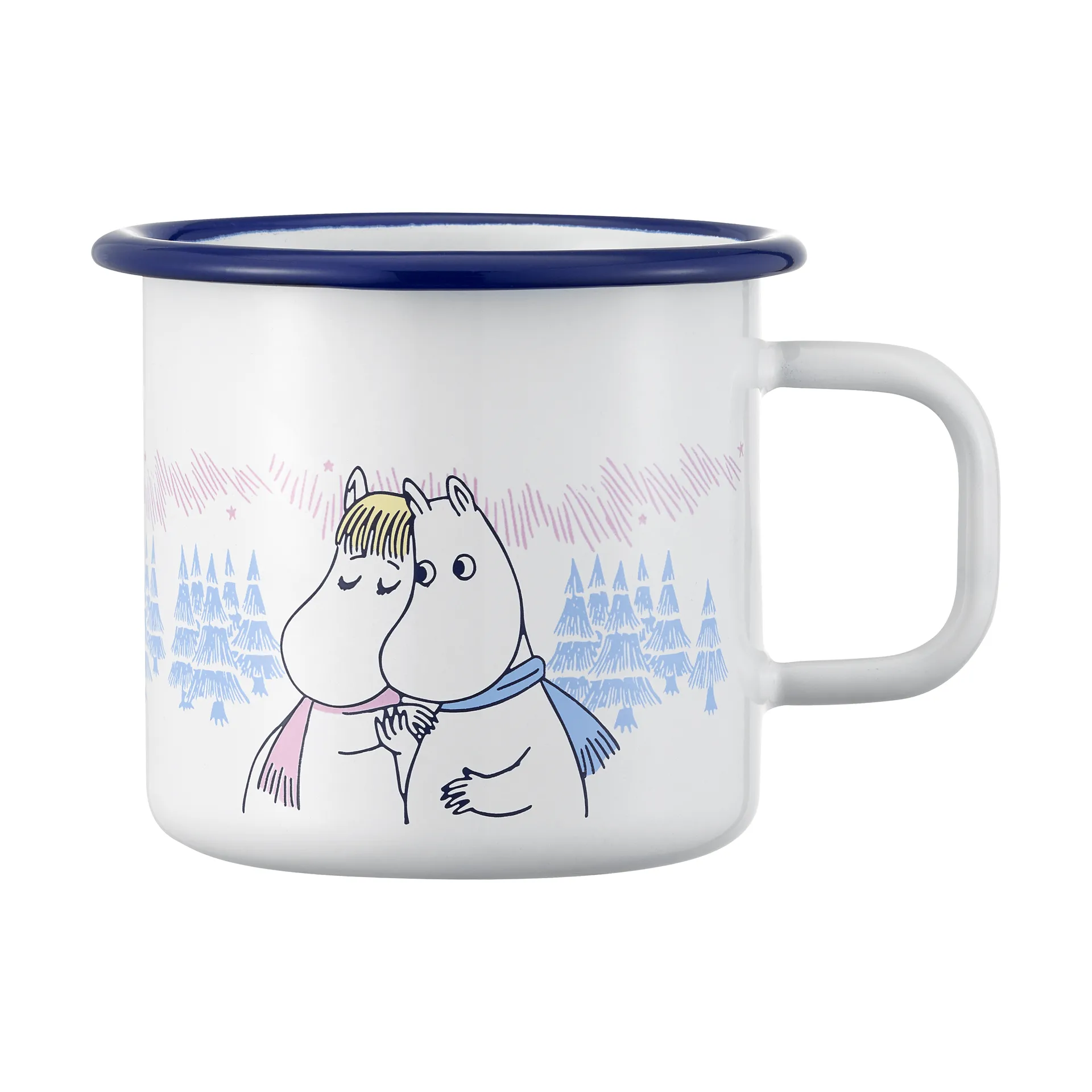 Moomin  emaljekrus 37 cl, Frosty Day Muurla