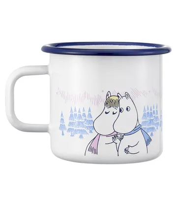 Moomin  emaljekrus 37 cl - Frosty Day - Muurla