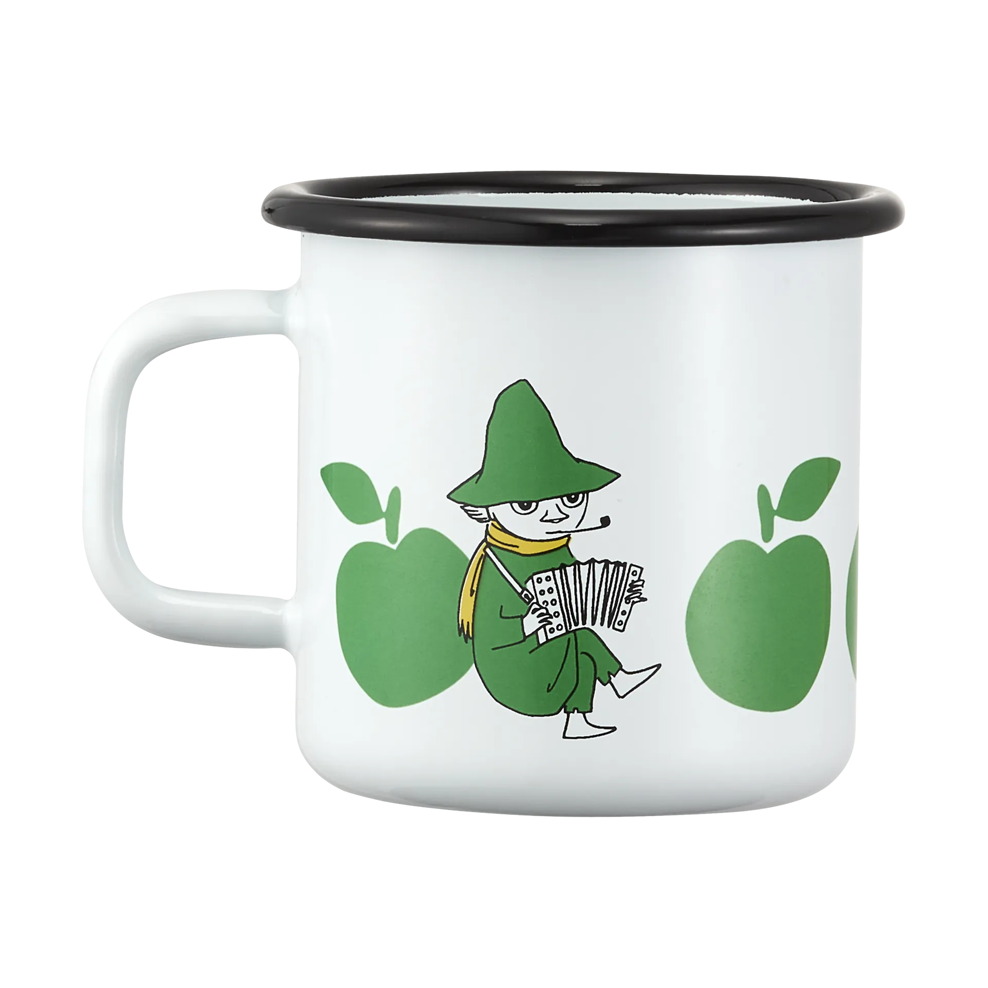 Moomin  emaljekrus 37 cl, Joyfull Apples Muurla