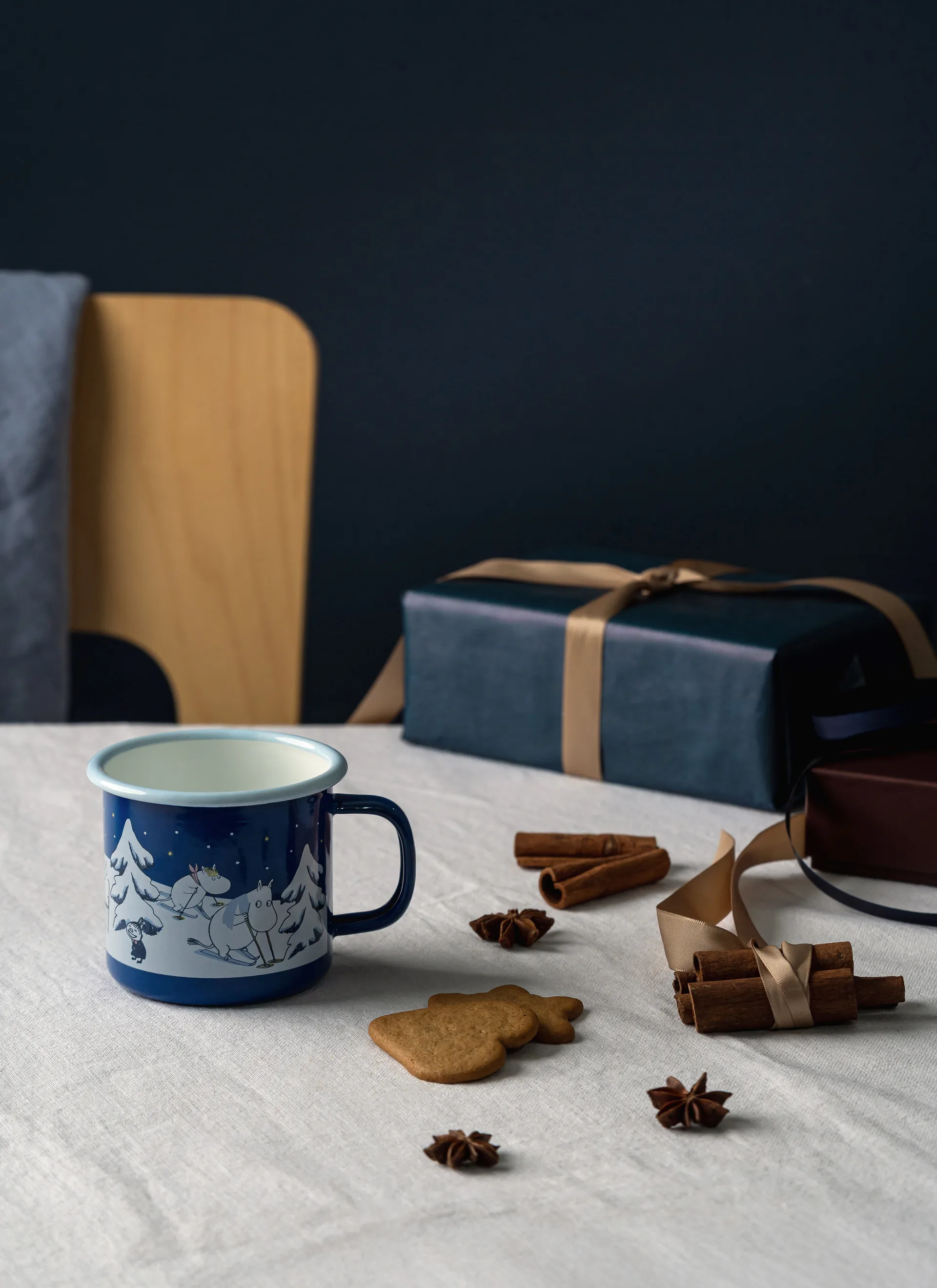 Moomin emaljekrus 37 cl, Starry night Muurla