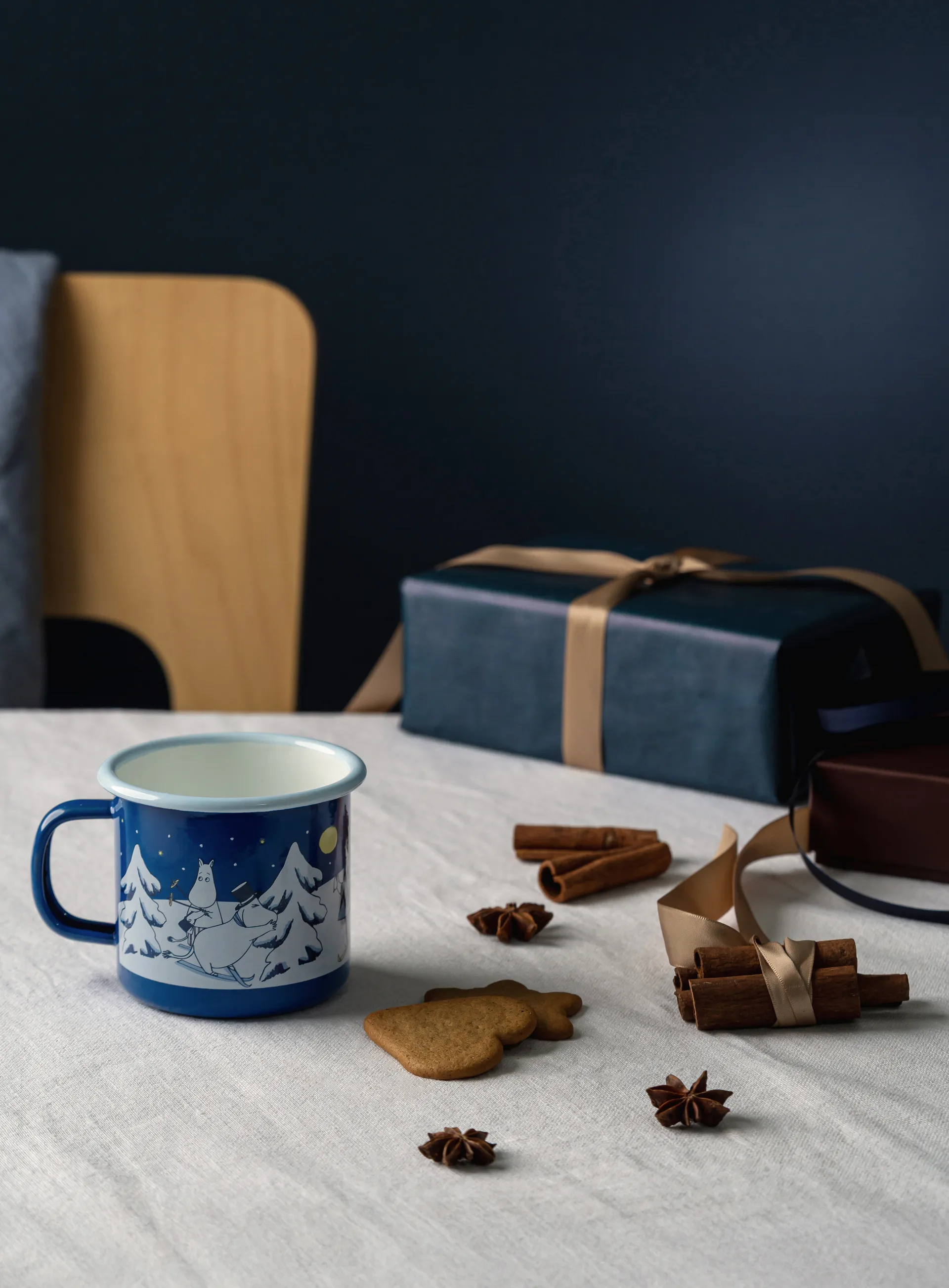 Moomin emaljekrus 37 cl, Starry night Muurla