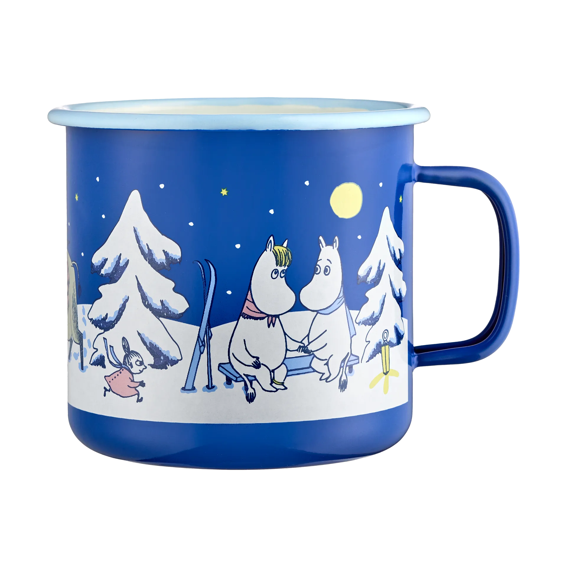 Moomin emaljekrus 80 cl, Starry night Muurla