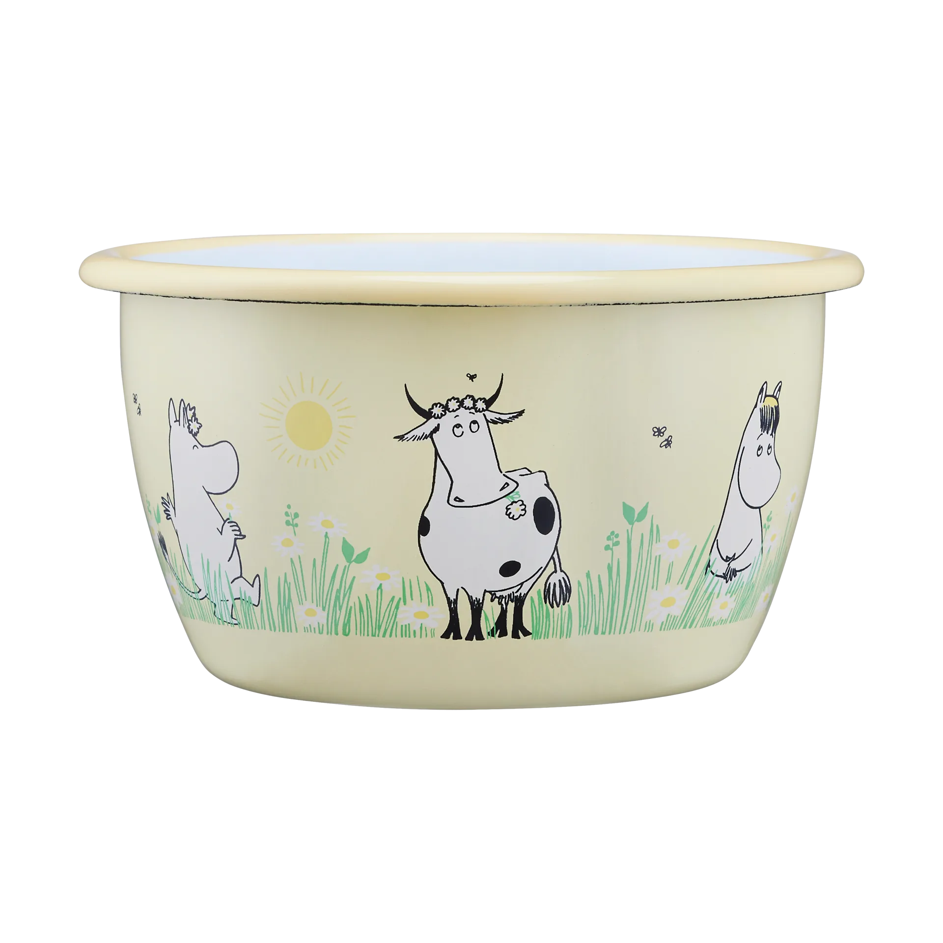 Moomin  emaljeskål 30 cl, Meadow Muurla