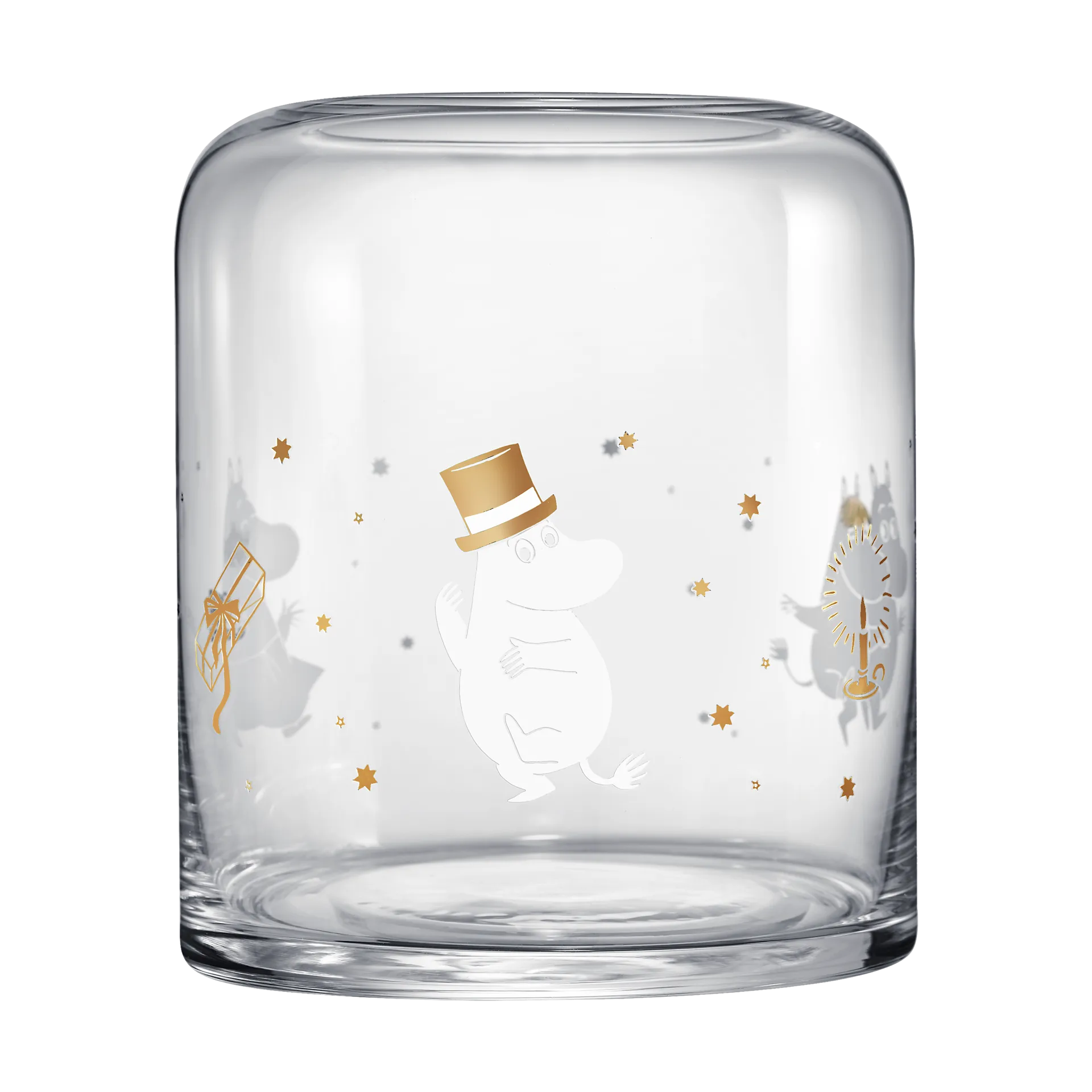 Moomin fyrfadsstage 18 cm, Sparkling stars Muurla